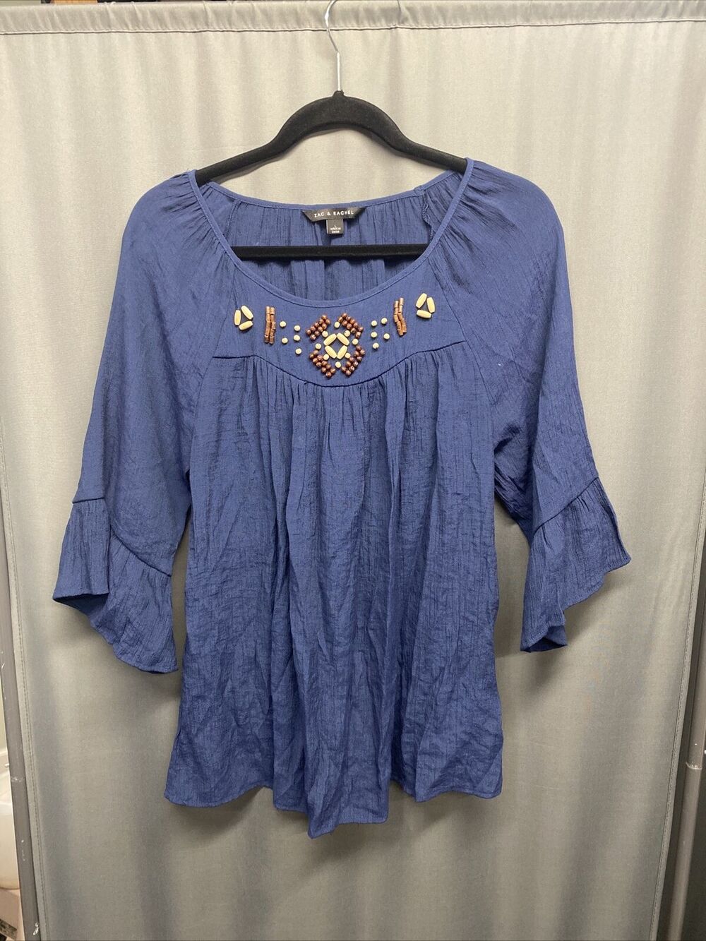 Zac & Rachel Women’s Large Top 3/4 Bell Sleeves (b28.1)